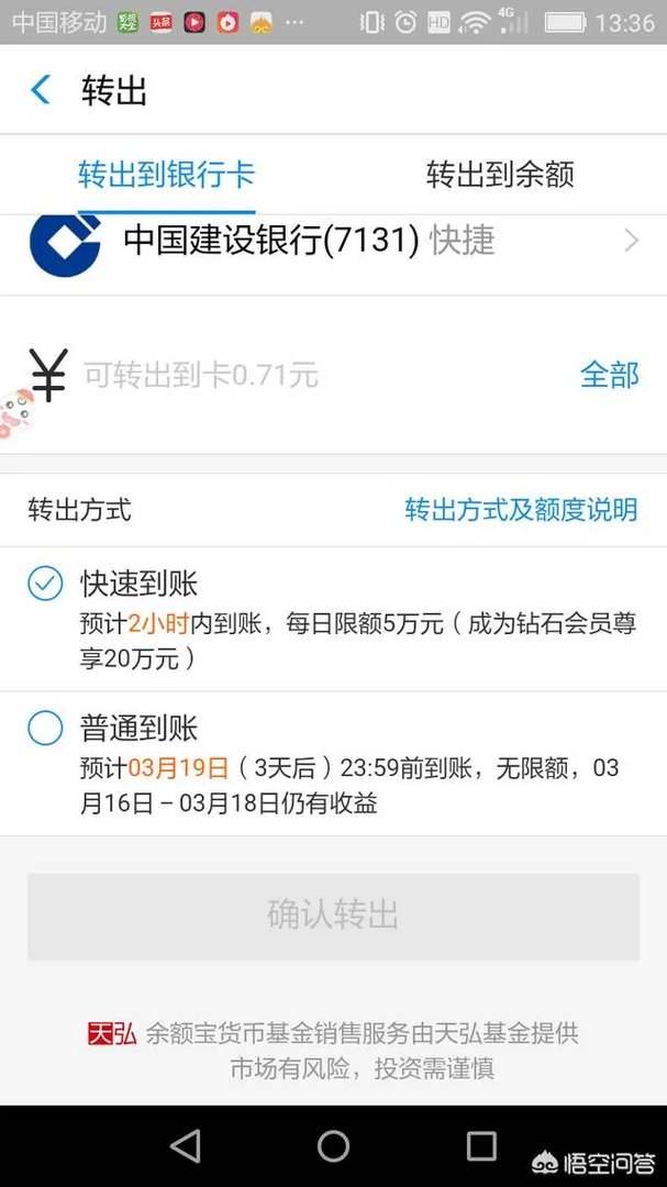 余额宝周末可以转出吗?