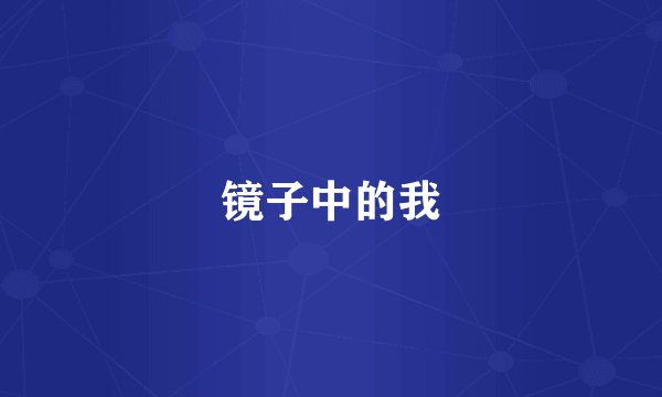 镜子中的我