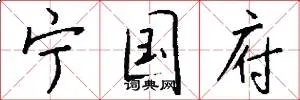 宁国府