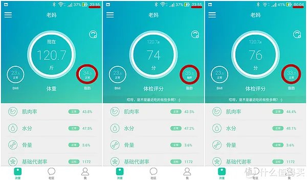 家用BMI监测:YUNMAI 云麦好轻 Color智能体脂秤使用报告书