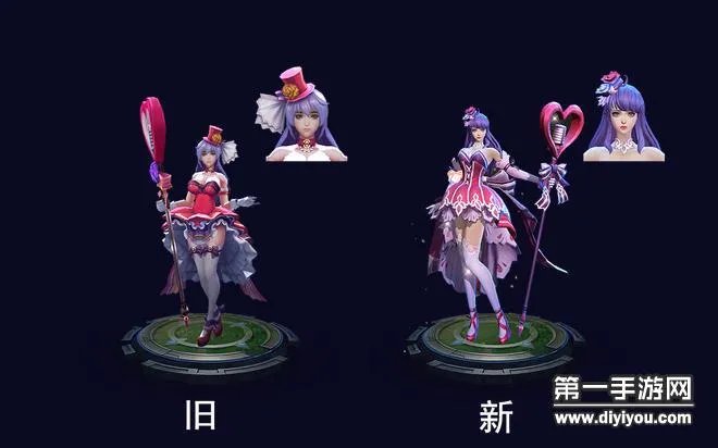 王者荣耀新版王昭君降临 新老王昭君原画图片对比