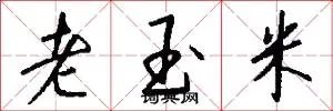 老玉米