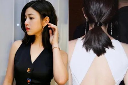陈妍希晒照露美背吸引众人穿波点裙出席活动成关注焦点