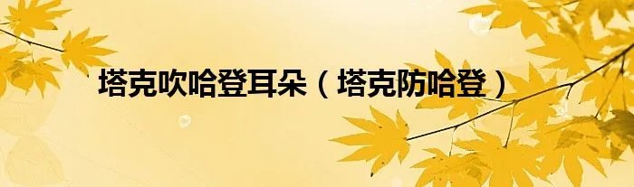 塔克吹哈登耳朵（塔克防哈登）