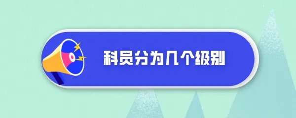 科员分为几个级别