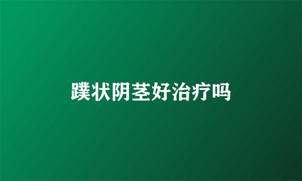 蹼状阴茎好治疗吗