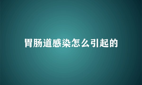 胃肠道感染怎么引起的