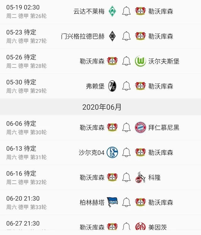 德甲官方宣布将于5月16日正式重启,你有什么想说的?