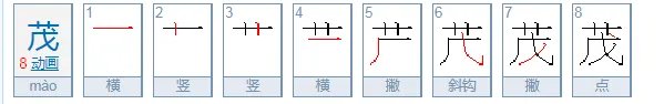 茂是什么意思?