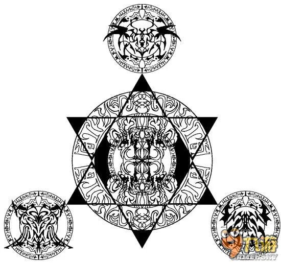 《阴阳师》现世召唤阵创意图片 现世召唤阵打印