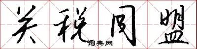 关税同盟