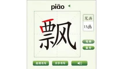 飘组词