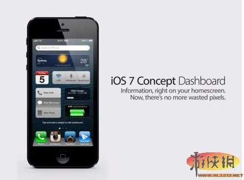 苹果iOS 7界面截图曝光 或可加入桌面插件
