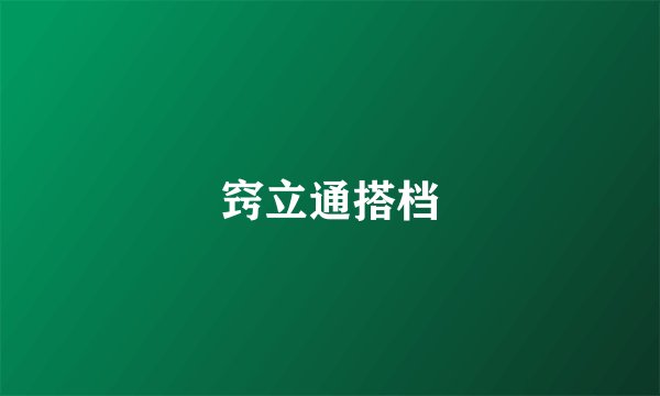窍立通搭档
