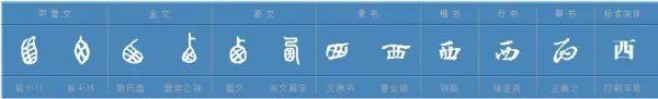 西的组词有哪些