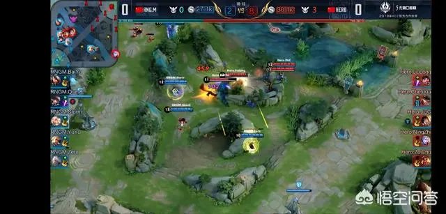 RNGM被hero击溃,全队梦游无状态,ZERO两次原地金身,解说调侃“真好看”,他是演员吗?