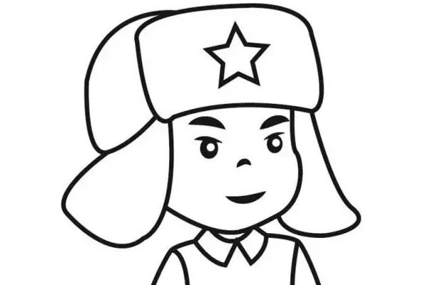 画雷锋怎么画