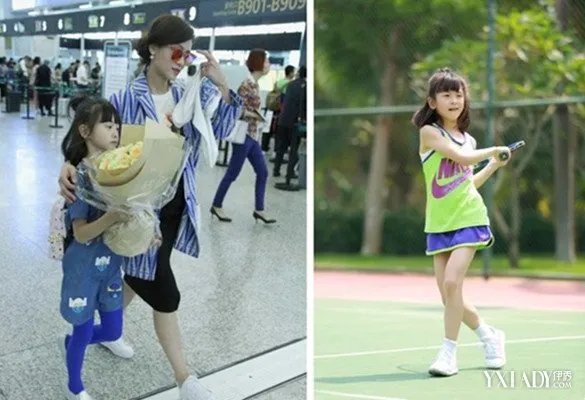 叶一茜森碟现广州助力公益活动母女俩颜值爆表回头率极高