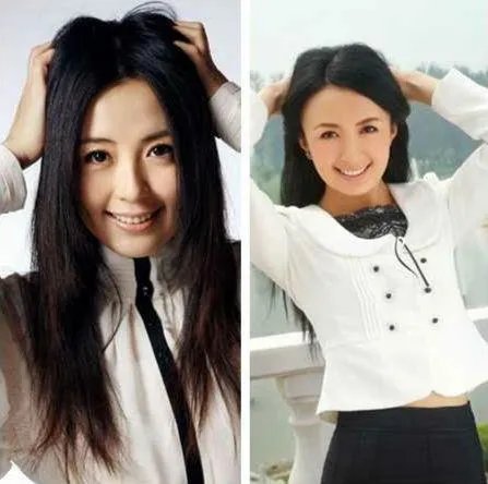 宋林静和杨童舒对比照:两人简直是同一个脸(图)