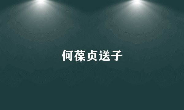 何葆贞送子
