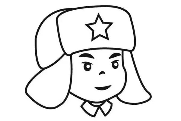 画雷锋怎么画