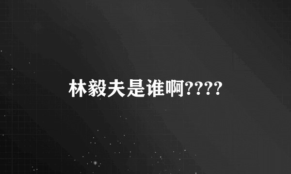林毅夫是谁啊????