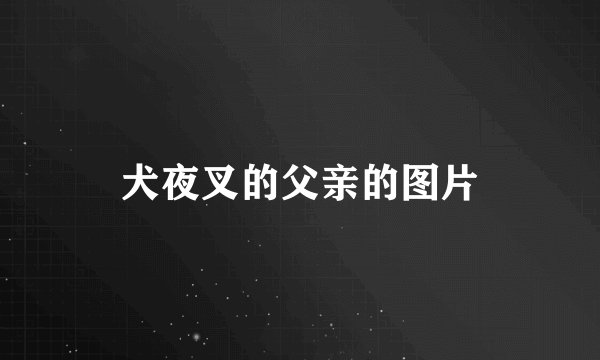 犬夜叉的父亲的图片