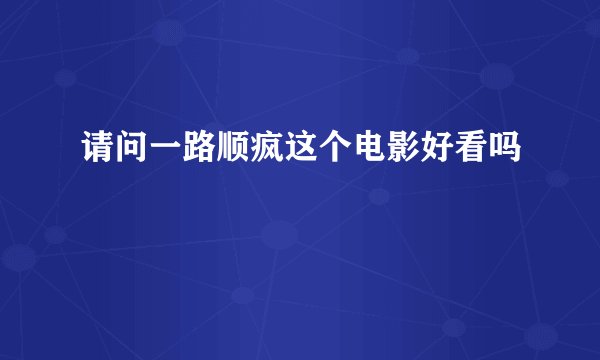 请问一路顺疯这个电影好看吗