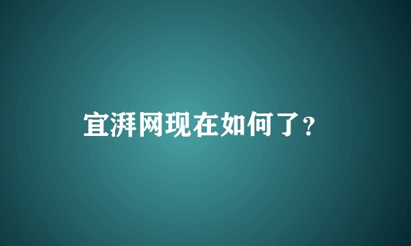 宜湃网现在如何了？