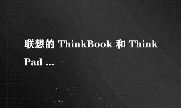 联想的 ThinkBook 和 ThinkPad 系列怎么选？