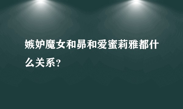 嫉妒魔女和昴和爱蜜莉雅都什么关系？
