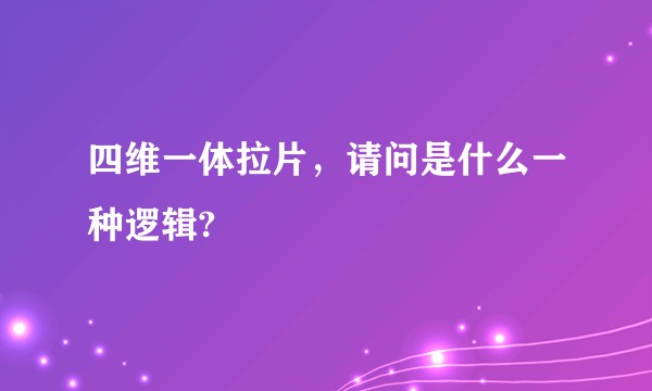 四维一体拉片，请问是什么一种逻辑?